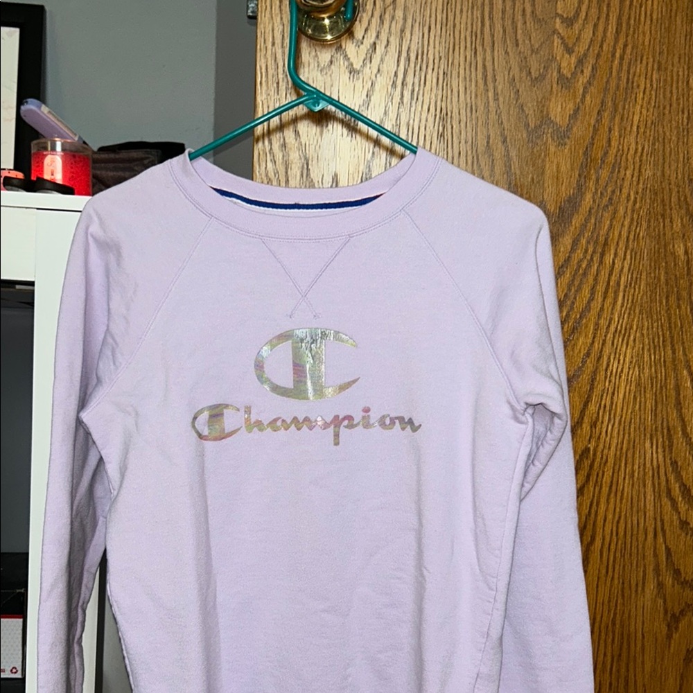 Champion Light Purple Sweatshirt